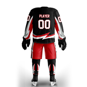 Uniforme de Hockey sobre Hielo de Alta Demanda con Gráficos y Logotipo Personalizados del Equipo - Product Image 5
