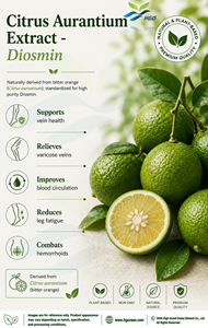 HGO Factory Direct Supply Extrait naturel pur de Citrus Aurantium (qualité alimentaire) Spécification Diosmin 90% (extrait standardisé) - Product Image 4