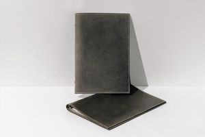 Porte-menu en cuir véritable personnalisé, porte-menu de restaurant, couverture de menu de restaurant, livret de menu de cocktails ALM-0080 - Product Image 2