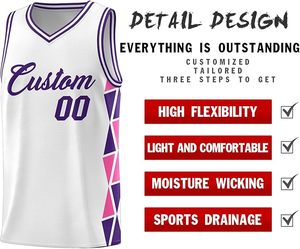 เสื้อบาสเก็ตบอลคุณภาพสูงจากโรงงานโดยตรง ระบายอากาศได้ดี แขนสั้น ขายส่ง ชุดบาสเก็ตบอลแท้ ไซส์ใหญ่ ไม่มีหมายเลข ไม่มีชื่อ - Product Image 6