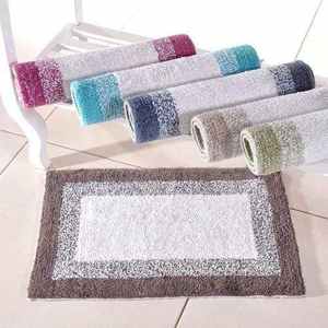 Tapis de bain en coton premium à grammage élevé, toucher doux, très absorbant et durable, pour salle de bain, douche et collection spa - Product Image 1