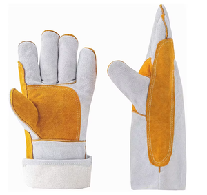 Guantes de Seguridad con Forro de Cuero Vacuno, Resistentes al Trabajo Mecánico, Soldadura, Alta Temperatura y Aislamiento Térmico - Product Image 2
