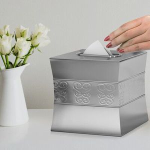 Moderno Porta Papel Higiénico Metálico con Acabado Premium, Caja de Papel Higiénico de Acero Inoxidable para Baño, Cocina y Oficina - Product Image 4