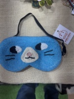 Masque de sommeil indien artisanal de style bohème, orné de perles de rocaille, pour les voyages – Artisanat indien, style européen, Guru Kirpa Export
