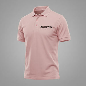 Chemise en coton uni confortable pour homme, manches courtes, style décontracté, uniforme de golf, broderie de logo, personnel d'entreprise - Product Image 1