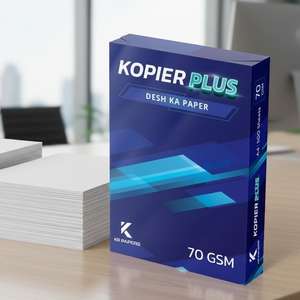 Papier copie blanc A4 Max au design unique, 70 g/m², papier de bureau multi-usage pour imprimante laser, jet d'encre ou photocopieuse, disponible à la vente - Product Image 4