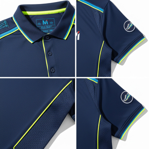 Camiseta Polo Táctica para Hombre, Estilo Polo, Transpirable, de Secado Rápido, para Trabajo al Aire Libre, con Bolsillos para Bolígrafos - Product Image 5