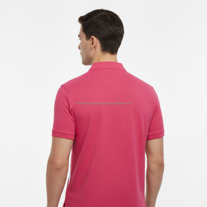 Modern 2 <b>Button</b> 100% Cotton Pique Polo Shirt Custom Embroidery Logo Men Plain Blank Polo Tee Premium High Quality Slim Fit Polo - Product Image 5