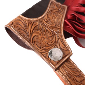 Guêtres d'équitation en cuir suédé de haute qualité pour hommes, style anglais, tailles et couleurs personnalisées, essentielles pour l'équitation. - Product Image 3