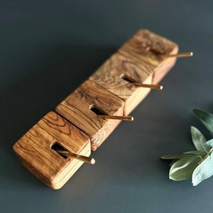 Ensemble de salières à épices en bois avec couvercle et cuillère, fabriqué à la main pour la cuisine, en bois naturel durable - Product Image 4