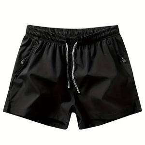 Shorts de plage pour hommes de qualité supérieure, 100% polyester, coupe confortable, deux œillets, deux poches sur le devant, respirant, séchage rapide - Product Image 3