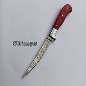 Damascus Steel Sashimi <b>Knife</b> With Wooden Handle Kitchen Fishing Fillet <b>Knife</b> for <b>Slicing</b> and Filleting Salmon Fish <b>Knife</b> - Product Image 3