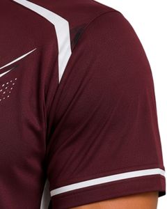 T-shirt de performance marron pour homme, maillot de sport à manches courtes, séchage rapide, respirant, pour entraînement athlétique et gym, personnalisable - Product Image 5