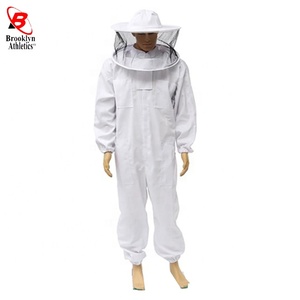 Traje de apicultura de algodón 100%, mono con capucha ventilado con Color y tamaño personalizados para protección, equipo de apicultura de seguridad - Product Image 5