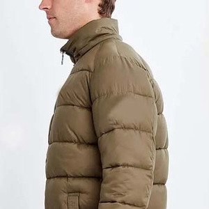 New Stylish Winter Puffer Jacket for <b>Men</b>-Customized Breathable Oversized Hooded Stand Collar Design - Product Image 5