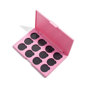 Palette de fards à paupières rose en gros, 12 compartiments, 26 mm, en plastique, magnétique, marque privée, vide - Product Image 3