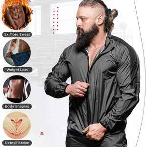 Combinaison de sudation personnalisée multicolore argentée pour hommes et femmes, idéale pour la perte de poids et l'exercice à domicile - Product Image 6