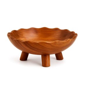 Top Trending Premium Natural Acacia Wood <b>Bowl</b> <b>Large</b> Acacia Wood <b>Bowl</b> Natural Grain Salad <b>Bowl</b> Fruit <b>Bowl</b> Serving <b>Bowl</b> - Product Image 2