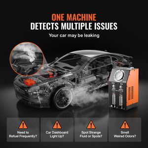 Rilevatore di perdite AutoMate 2000 EVAP con macchina del fumo, pompa ad aria integrata con manometro e indicatore livello olio per ispezione auto - Product Image 2