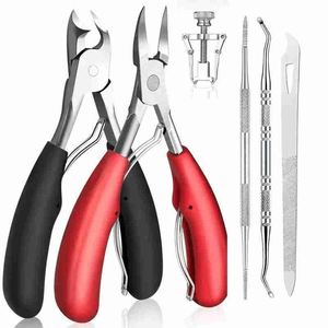 Coupe-ongles professionnels robustes pour podologues, kit d'outils de manucure et pédicure pour hommes et seniors - Product Image 1