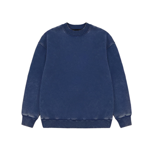Sweat-shirt personnalisé unisexe en molleton 100 % coton respirant, écologique, délavé à l'acide, de haute qualité, coupe classique, 300g - Product Image 1