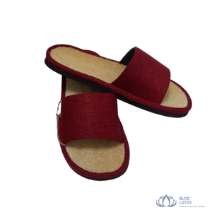 [MEILLEURES VENTES] |   Chaussons en loofah écologiques pour le gommage des pieds, pour la maison, l'hôtel, le spa, usage quotidien, en provenance du Vietnam - Product Image 1