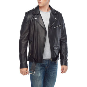 Veste en cuir personnalisée pour homme, style motard, manteau décontracté d'hiver, streetwear, vêtements d'extérieur, fabricant OEM ODM en gros - Product Image 6