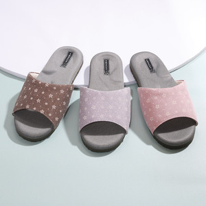 Vero&nique Purple Bamboo Charcoal Odor-Resistant <b>Slippers</b> - Elegant and Simple Home Decor - Product Image 3