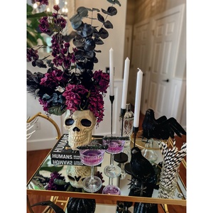 Metal Solid <b>Candle</b> Stick Holder <b>Set</b> Of 3 With Black Powder Coated Finish Round Shape Handmade For Home Decoration Or Events - Product Image 5