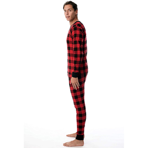 Vente en gros RABUSH SPORTS Leggings de compression longs en polyester à carreaux pour hommes, ensemble de vêtements de sport thermiques élastiques pour l'hiver - Product Image 1