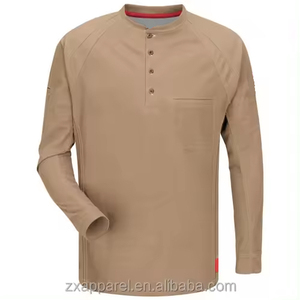 Camisa de Trabajo de Verano para Hombre, Resistente al Fuego y Retardante de Llama, de Poliéster/Algodón, con Estampado Informal, Uniforme de Seguridad Industrial - Product Image 3