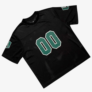 Mesh Boxy Fit Jersey Custom Logo Fashion <b>Men</b> Sports Jersey Manufacturer Oversized Cropped Custom Boxy Fit Mesh Jersey - Product Image 5