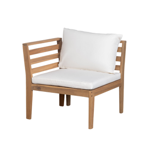 Ensemble de canapés modulaires 1, écologique, certifié FSC, en bois d'acacia, finition huile, moderne, confortable, durable, meubles de salon, utilisation intérieure et extérieure - Product Image 5