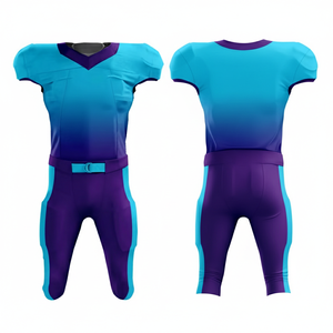 Concevez votre uniforme de football américain personnalisé en polyester, léger, respirant et au design unique. - Product Image 4