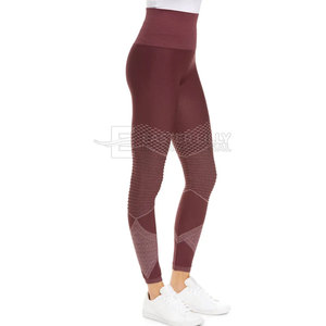 Leggings de yoga con cintura elástica para mujer, servicio OEM con MOQ bajo, leggings de yoga de alta calidad, ropa deportiva a precio económico. - Product Image 3