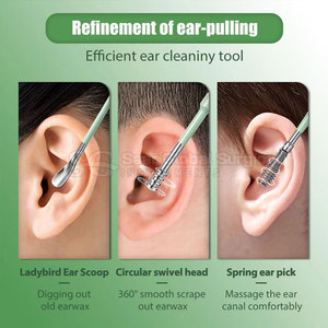Compact <b>Ear</b> Pick <b>Cleaning</b> Kit With Easy Grip <b>Tools</b> For Personal Hygiene Home Care <b>Cleaning</b> <b>Ear</b> Pick <b>Cleaning</b> Kit - Product Image 2