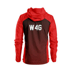 Veste coupe-vent à capuche zippée en nylon enduit 100% respirant, imperméable et à séchage rapide, de haute qualité, pour le printemps, style décontracté - Product Image 3