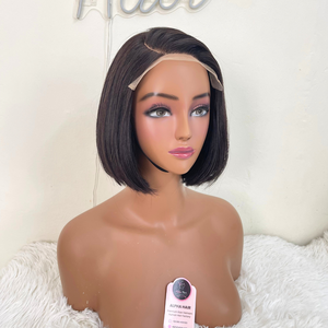 Top Search Premium Mirror Bone Straight HD Peluca de encaje con cutícula alineada Extensiones de cabello frontal de un solo donante Color caliente - Product Image 1