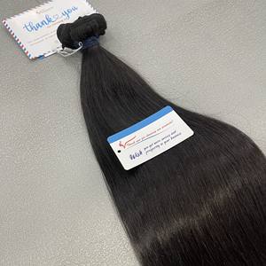 Extensiones de Cabello Humano Virgen Liso al por Mayor, Doble Trama, Aptas para Todos los Colores, Hechas en Vietnam, Marca Thanh An - Product Image 1
