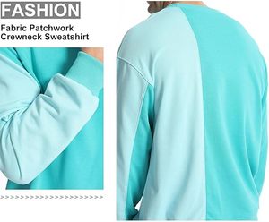 Sweat-shirt décontracté pour homme en jersey de coton biologique durable, anti-plis, avec motif brodé, grande taille, best-seller 2026 - Product Image 3