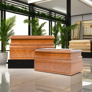 DSP Fabricación de lujo de madera Zion Urna DSU101 Ataúd Funeral Ataúdes con manijas Kingwood Suministros funerarios de calidad - Product Image 3