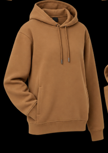 Sweat-shirt à capuche unisexe surdimensionné en molleton épais de haute qualité, personnalisable, style streetwear en coton - Product Image 2