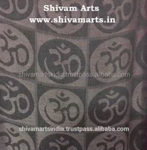 Shawl Long Letter Patterned Traditional <b>Scarf</b> Cotton Assorted Colors Adult Summer Style Indian Hindu God Printed Daily Life - Product Image 2