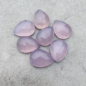 Piedra Preciosa de Calcedonia Lavanda de Calidad AAA+ con Corte en Forma de Lágrima, Calibrada, Forma de Pera, Tamaños Personalizados Disponibles - Product Image 3