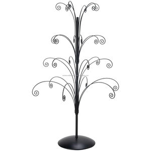 Árbol de Adorno de Hierro Negro Hecho a Mano de 36 Pulgadas, Decoraciones Navideñas de Alta Calidad, Estilo Ambience Lifestyle - Product Image 1