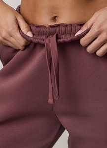 Conjunto Deportivo Holgado para Mujer, Sudadera con Capucha y Pantalones de Chándal de Felpa de Algodón, Estampado Sólido, Talla Grande, Elástico en Cuatro Direcciones - Product Image 6