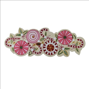 Floral Design Fresh Arrival Christmas <b>Table</b> Decorative Green Beaded <b>Table</b> Decor <b>Runner</b> Garden <b>Table</b> Decoration Hand Beads <b>Runner</b> - Product Image 5