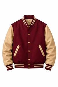 Chaqueta universitaria Letterman de moda personalizada con mangas de cuero fabricada por HULK Enterprises - Product Image 6