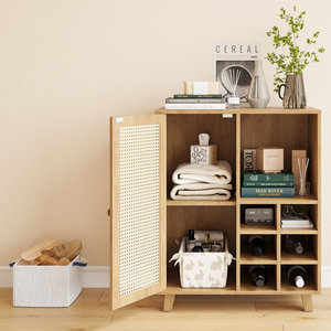 DreamCraft Adjustable Rattan Accent <b>Cabinet</b> for Turning <b>Tools</b> Made in Vietnam - Product Image 2