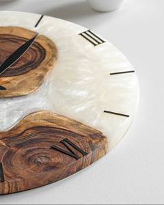Wooden epoxy wall <b>clock</b> resin wall <b>clock</b> custom made wall <b>clock</b> unique wall <b>clock</b> for living room designer wall <b>clock</b> - Product Image 3
